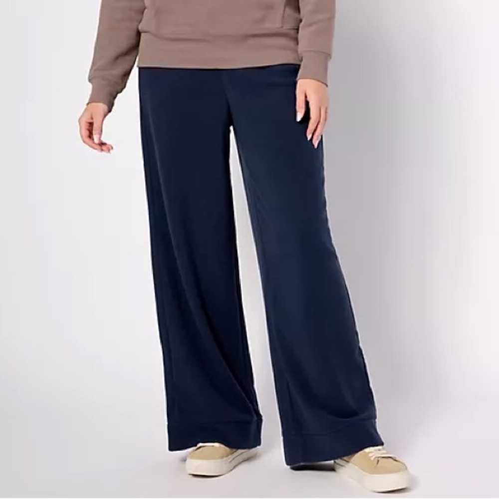 Anybody Lounge Polar Fleece Pull On Wide Leg Pant NWOT